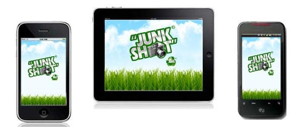 JUNK SHOT! The U.S.A.'s ONLY JUNK REMOVAL App. Take a Quick Pic or Call! 855-297-JUNK