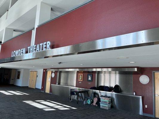 Lowden Theater Lobby.