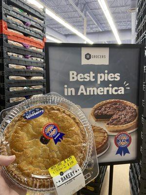 It's National Pie Day!!! Blueberry pie on sale for $2.99 this week @ Winn Dixie | Valrico | FL | 1/23/2021