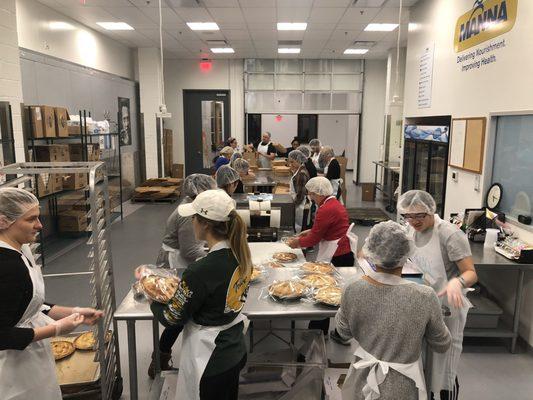 Packing up pies