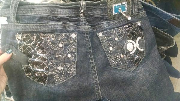 This place has bedazzled jeans.