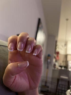 Yet again, another PERFECT set. This is my gel mani maybe 10 days after getting them done!