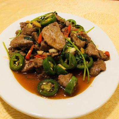 小炒牛肉