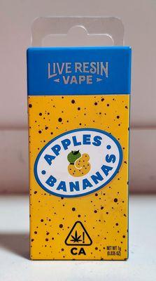 Cookies Apples & Bananas 1g Live Resin Cartridge