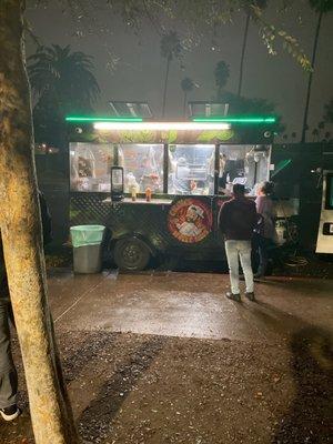 This is the taco trailer.