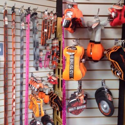 Harley Davidson leashes, collars and toys!