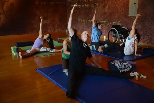 We offer Adaptive Yoga for those with disabilities twice a week.