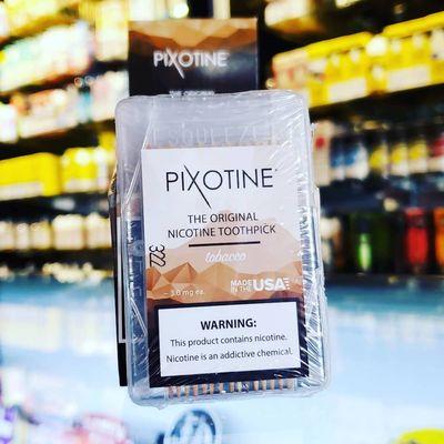 Pixotine Nicotine Toothpick Tobacco Flavor
@pixotine 
in stock at
XS Vapor Craft Beer Bar & Lounge