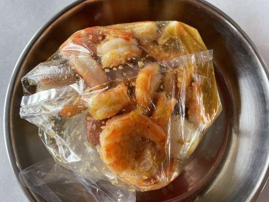 Shrimp boil in bag