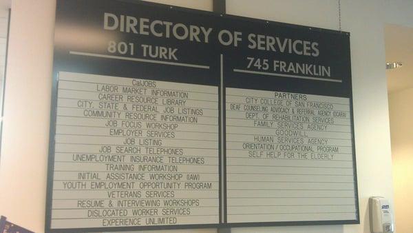 Directory of Services