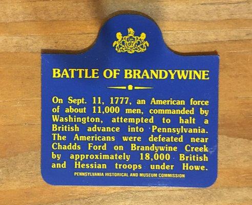 Brandywine Battlefield Historic Site - fridge magnet