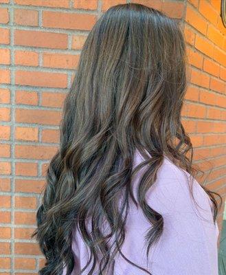 Warm Balayage, AVEDA hair color