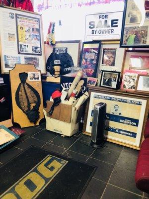 Chuck Wepner and marine memorabilia in the pics- nice shop fast and easy- friendly peeps