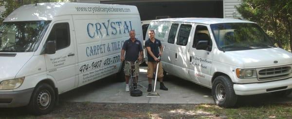 we get your floors as clean as Crystal Guaranteed!