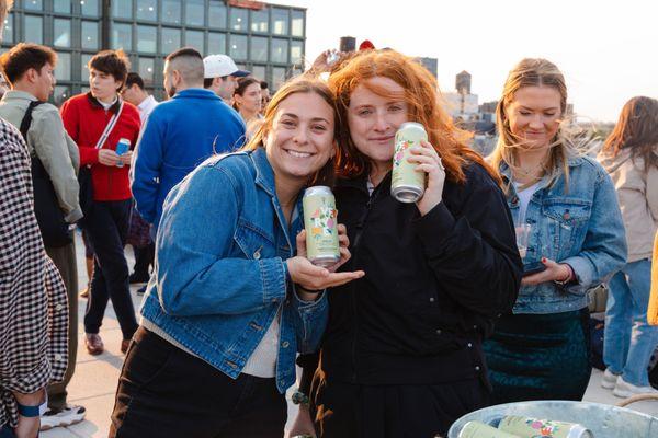 Team rooftop beer tasting!