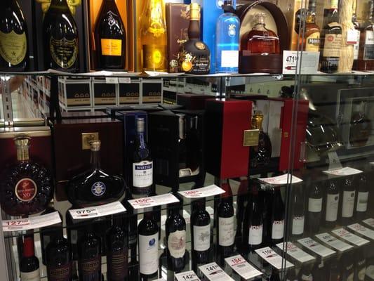 High End wine & spirits from our showcase