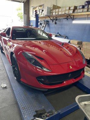 Custom exhaust fan Ferrari