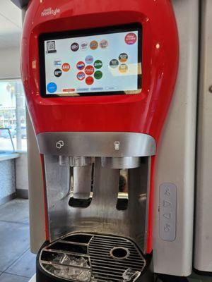 Free style soda machine