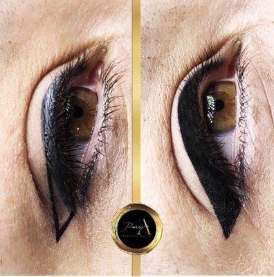 Permanent eyeliner