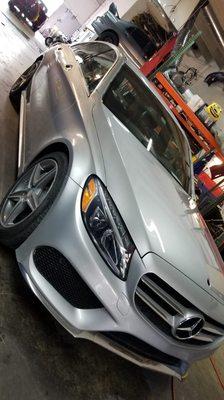 Front end collision repair