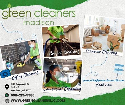 Our Professional Home Cleaners Will
 Be Right Over!
 Book Our Cleaning Services by
 Calling 608-219-5986