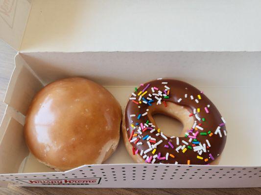 Filled and Frosted donuts