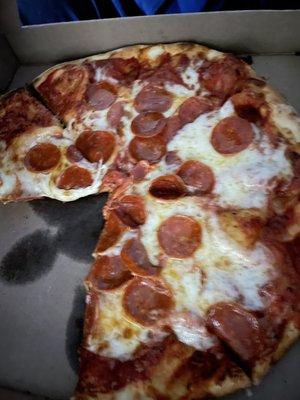 Pepperoni pizza