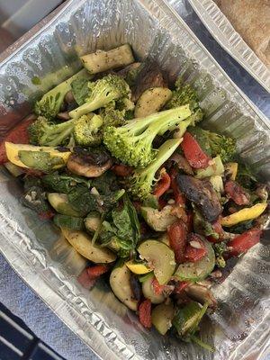 Sautéed vegetable side