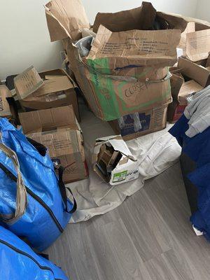 Damaged goods, how the moving company delivers your items