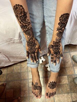 Hand and feet design