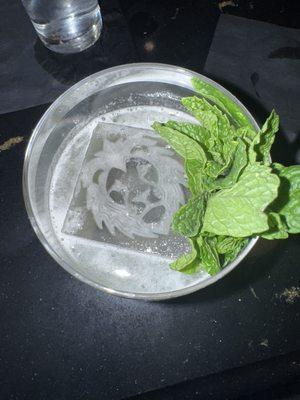 Margarita w/ cool etched ice!