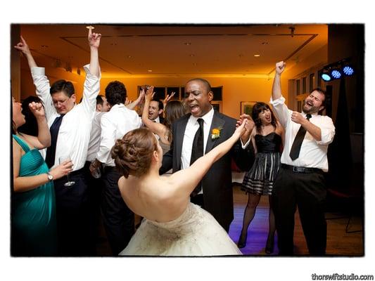 DJ/MC and Lighting services for Summer 2012 Legion of Honor Wedding, San Francisco. Photo by thorswiftstudio.com