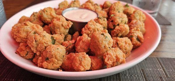 Fried okra.