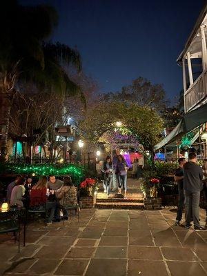 courtyard area