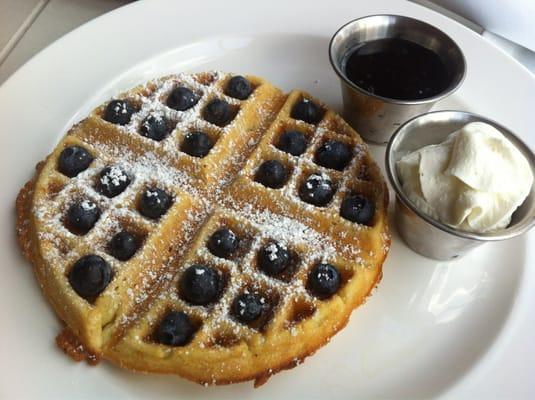 Blueberry waffle