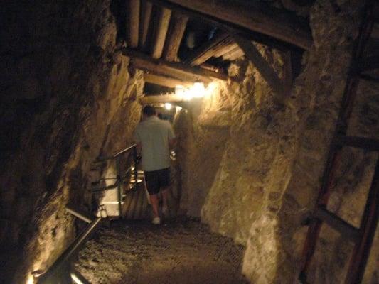 Actually inside the gold mines at Eldorado Canyon. 