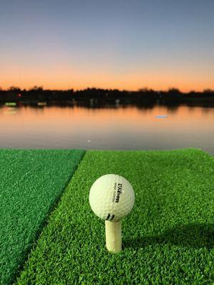 Range at sunset