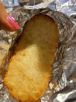 Hash brown, nice and crispy made in air fryer!