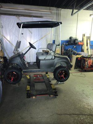 golfcart repaired   including add-ons   Lift kits & Lighting seats repaired