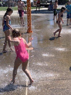 Fun for the kids in the summer heat.