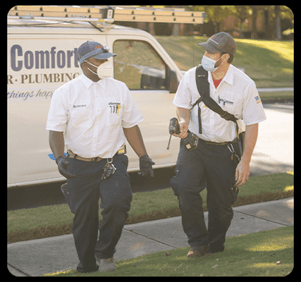 Our team is ready to service you and provide a solution to all of your HVAC and plumbing problems.