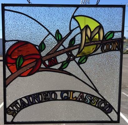 Logo Sun And Moon Stained Glass Co.