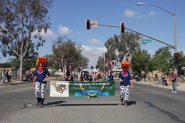 First Place in Junior Novelty Equestrian AND Equestrian Sweepstakes for the 2016 Norco Horseweek Parade!!