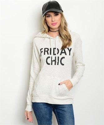 Don't feel like getting dressed? Check out this hoody for a chic dressed down look!