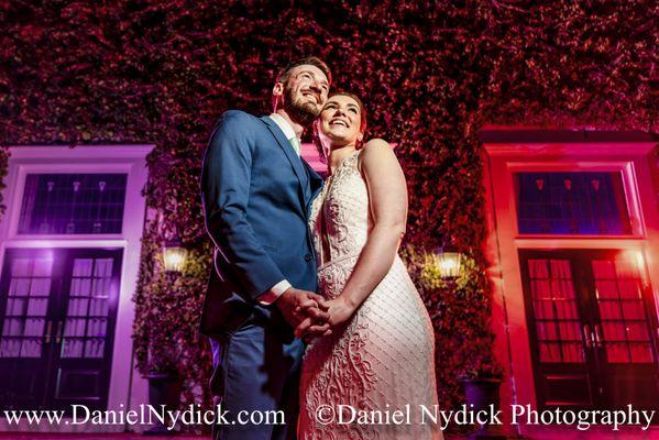 Artistic portrait at a David's Country Inn Wedding