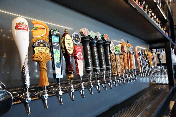 Over 30 beers on tap, including 20 craft beers for Louisiana and Texas