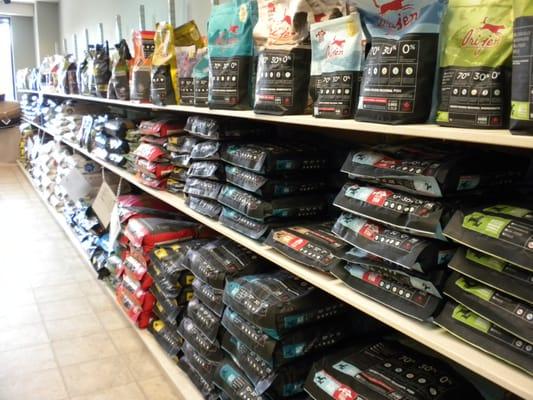 Our selection of natural pet foods.