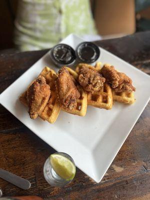 Chicken and waffles