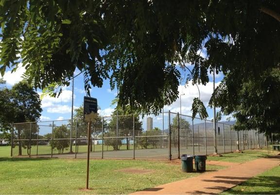 tennis/volleyball courts