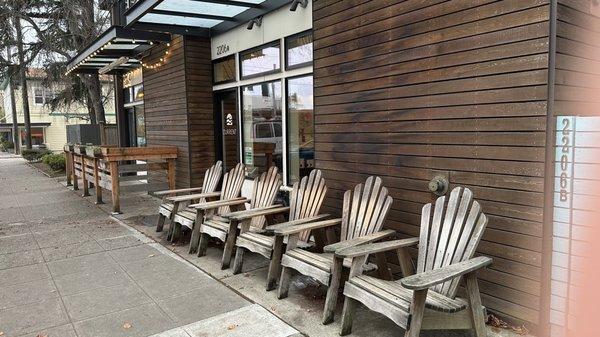 Outdoor seating